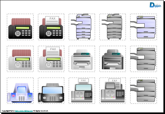 Faxのイラスト パワーポイント フリー素材 無料素材のdigipot