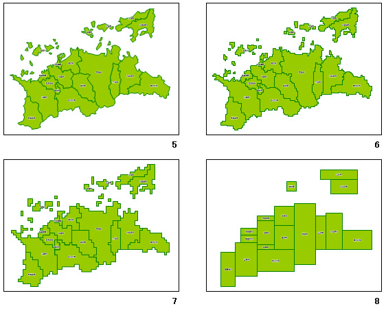 香川県の地図画像