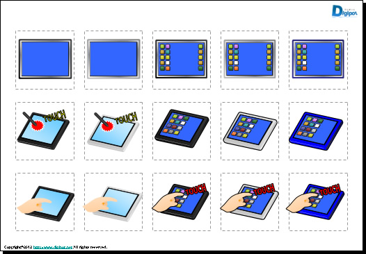 タブレットPCのイラスト画像3