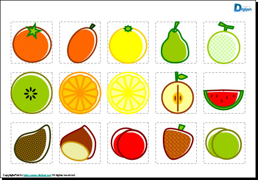 シンプルな野菜と果物のイラスト画像4