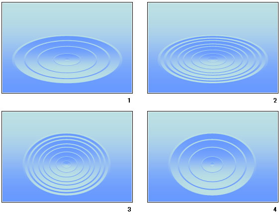 波紋のイラスト画像
