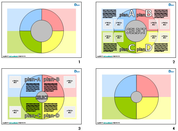 ドーナツ図作成テンプレート画像2