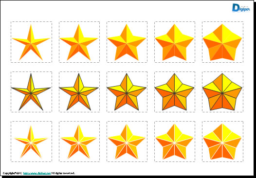 星マーク パワーポイント フリー素材 無料素材のdigipot