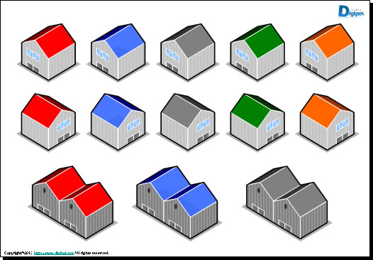 イラスト建物の画像