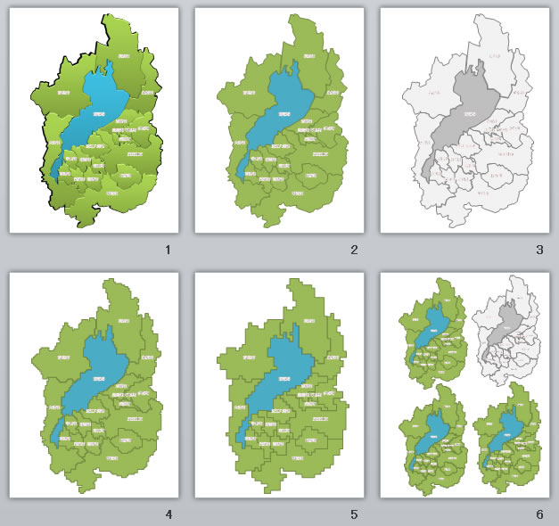 滋賀県地図2 パワーポイント フリー素材 無料素材のdigipot