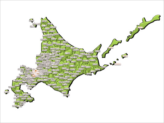 北海道の地図画像3