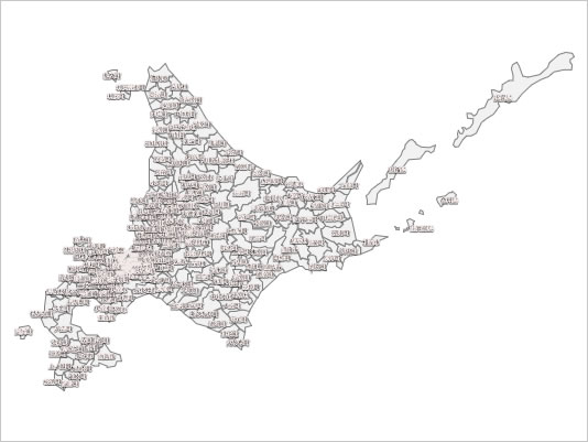 北海道地図2 パワーポイント フリー素材 無料素材のdigipot