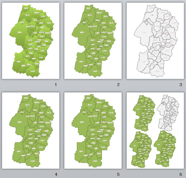 山形県地図2 パワーポイント フリー素材 無料素材のdigipot