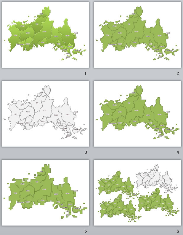 山口県の地図画像