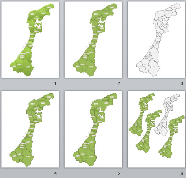 石川県の地図画像