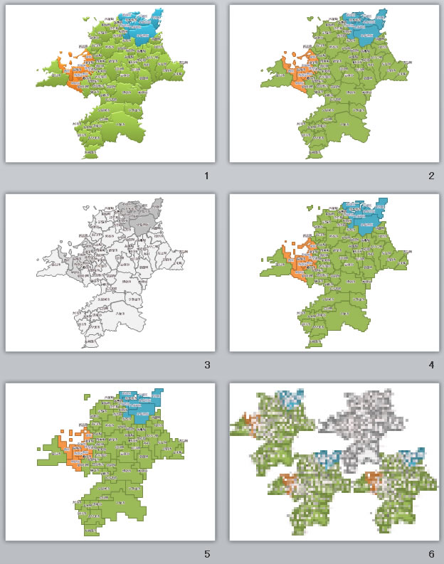 福岡県地図2 パワーポイント フリー素材 無料素材のdigipot