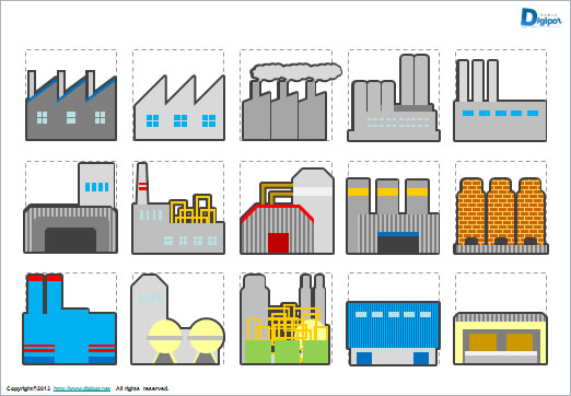 工場のイラスト画像3