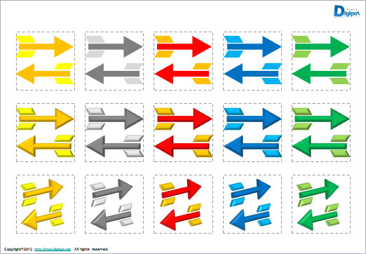 弓矢風の矢印画像2