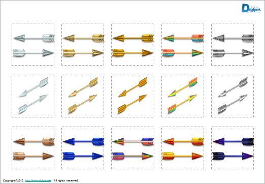 弓矢風の矢印画像3