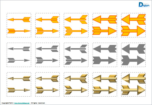 弓矢風の矢印画像4