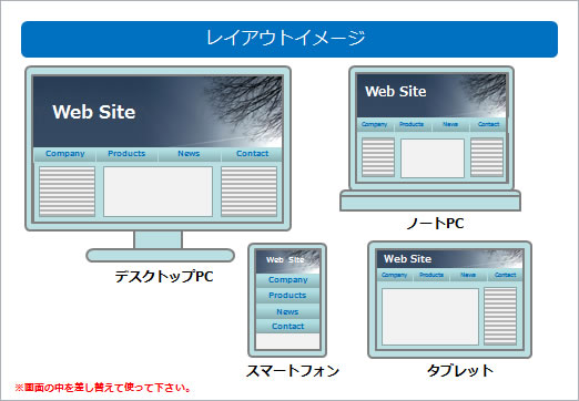 マルチデバイス資料作成テンプレート画像3