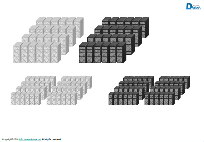 データセンターのイラスト パワーポイント フリー素材 無料素材のdigipot