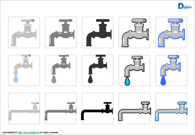 水道 蛇口のイラスト パワーポイント フリー素材 無料素材のdigipot