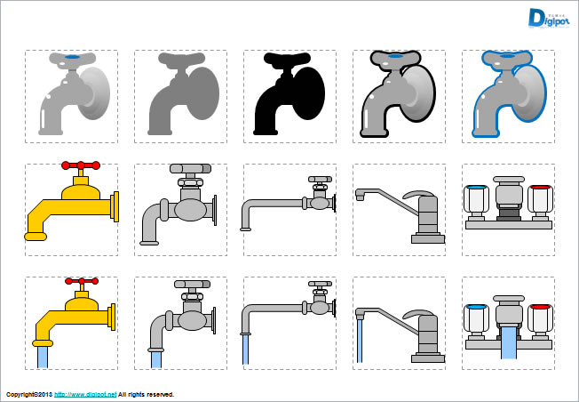 水道 蛇口のイラスト パワーポイント フリー素材 無料素材のdigipot