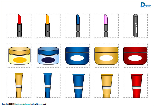 化粧品のイラスト画像