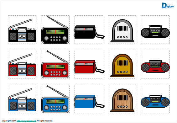 ラジオのイラスト画像2