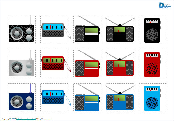 ラジオのイラスト画像3