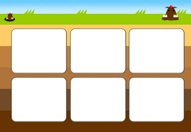 地中をモチーフにした説明テンプレート図画像4