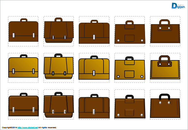 ジュラルミンケースのイラスト画像2