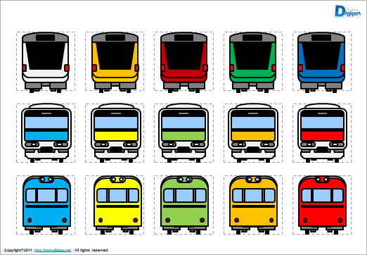 電車のイラスト画像