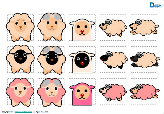 ひつじのイラスト画像2