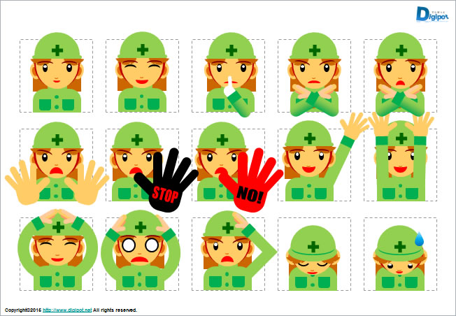 女性作業員のイラスト画像2