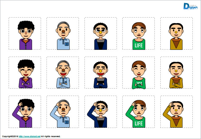 私服姿の男性のイラスト画像