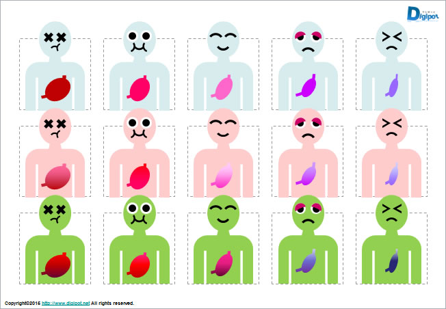 胃袋のイラスト画像2