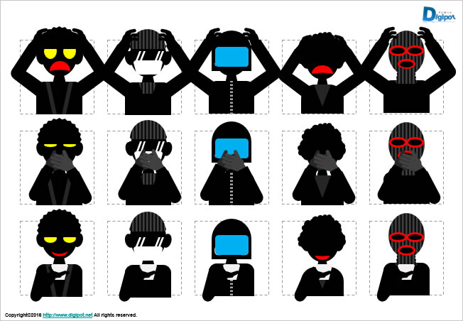 不審者のイラスト画像2