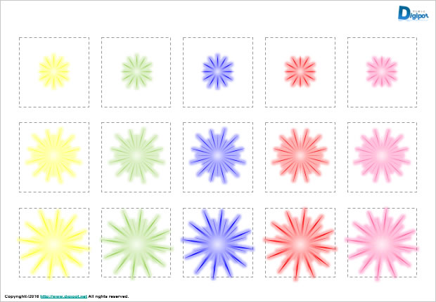 レンズフレアの図形2