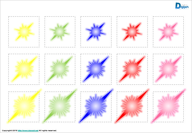 レンズフレアの図形2