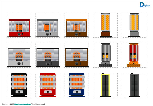 暖房器具のイラスト画像2