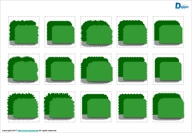植木のイラスト画像2
