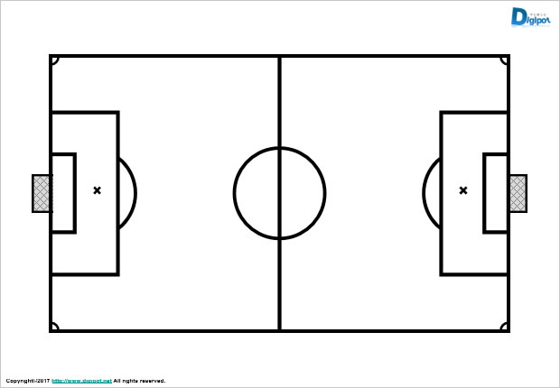 コート サッカー サッカーコートの直角の出し方（１）基本編：全国グラウンド地図