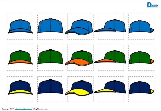 野球帽のイラスト画像2