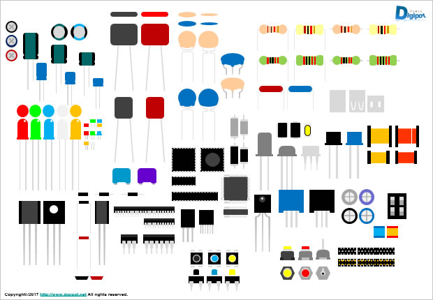 電子部品のイラスト画像2