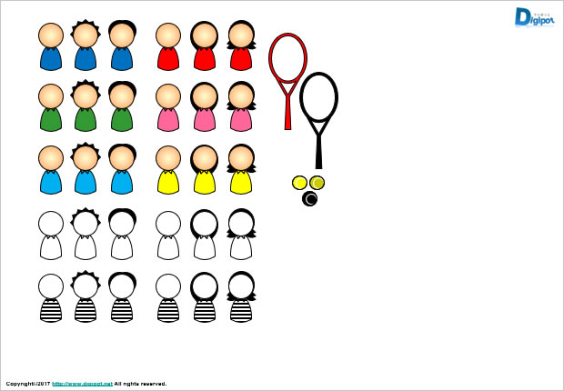テニスコート図3