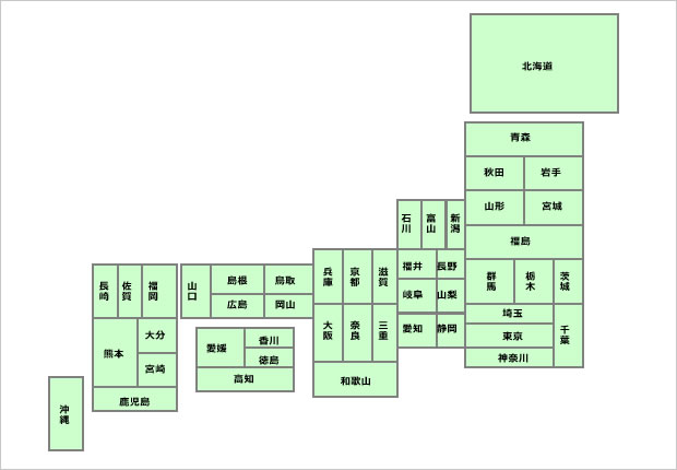 日本地図1画像