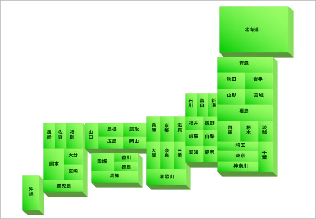 日本地図1画像