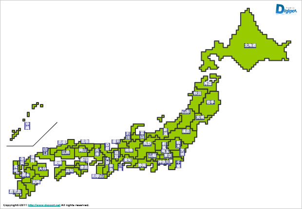 日本地図2画像