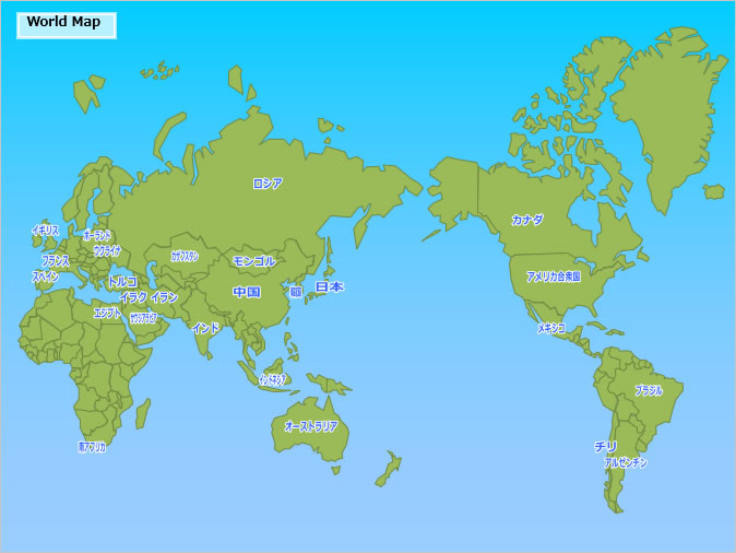 世界地図2 パワーポイント フリー素材 無料素材のdigipot