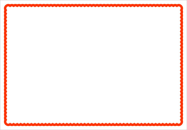 雲形の枠フレーム画像4