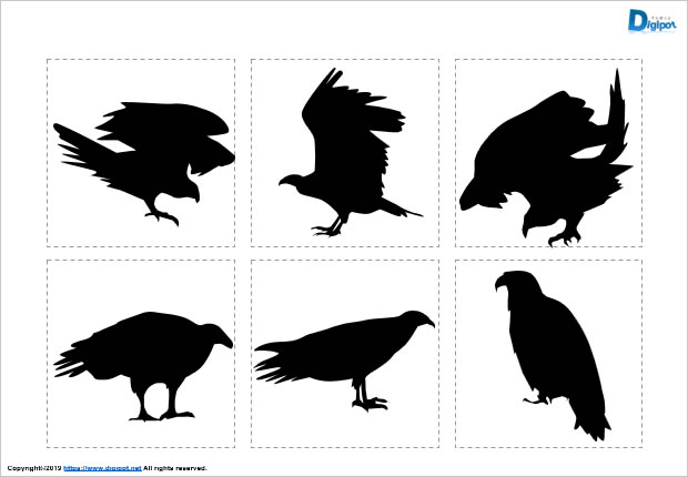 コンドル タカのシルエット パワーポイント フリー素材 無料素材のdigipot