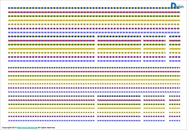 四角いドット風ライン画像3