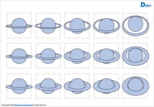 惑星型図形画像